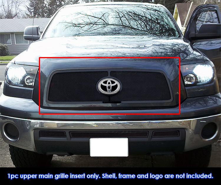 APS GR20GFG18H Main Upper Black Wire Mesh Grille Fits 2010-2013 Toyota Tundra