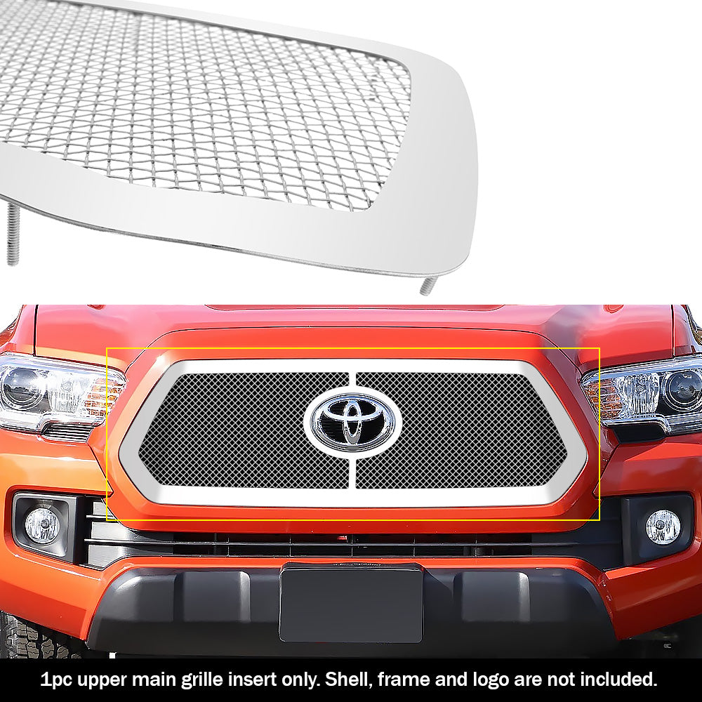 APS GR20GFJ31T Main Upper Mesh Grille Fits 2018-2019 Toyota Tacoma