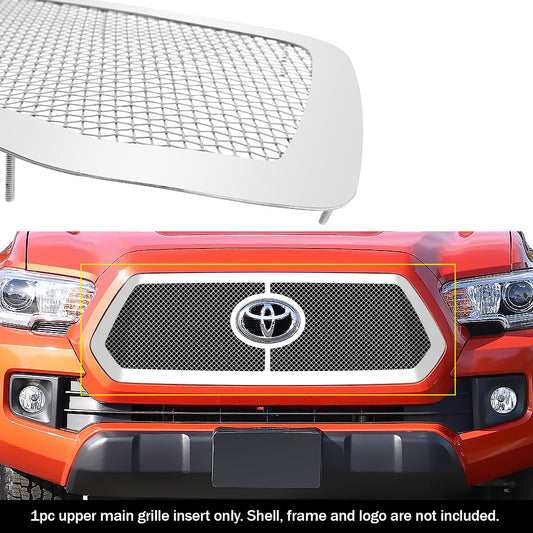 APS GR20GFJ31T Main Upper Mesh Grille Fits 2018-2019 Toyota Tacoma