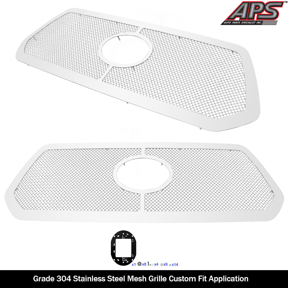 APS GR20GFJ31T Main Upper Mesh Grille Fits 2018-2019 Toyota Tacoma