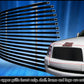 APS GR20HEC93J Main Upper Black Stainless Steel Billet Grille Fits 2003-2006 Toyota Tundra