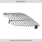 APS GR20HEC93S Main Upper Stainless Steel Billet Grille Fits 2003-2006 Toyota Tundra
