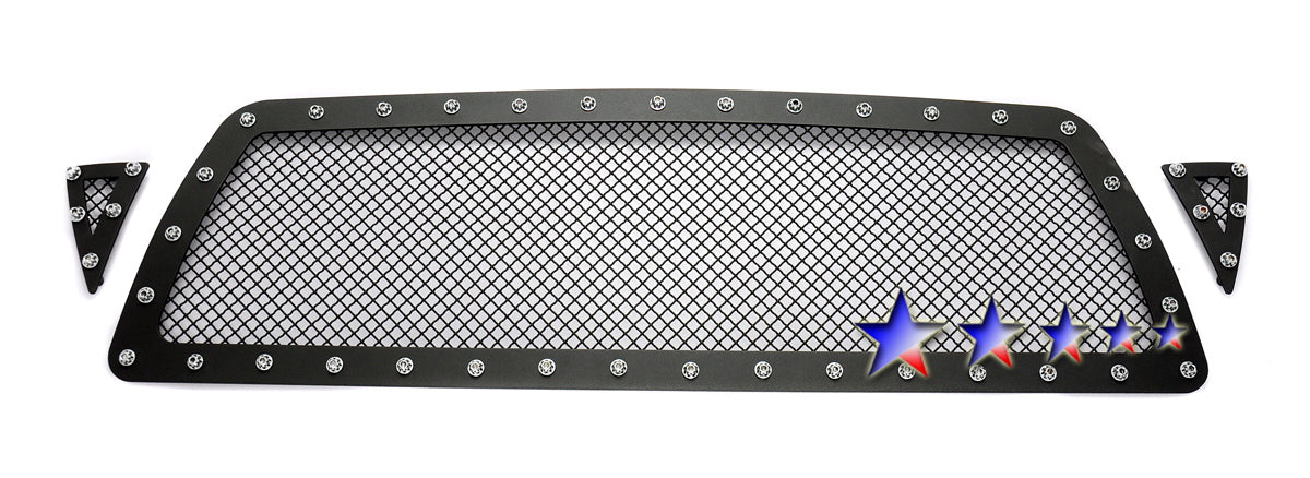 APS GR20LEA72H Main Upper Rivet Grille Fits 2005-2011 Toyota Tacoma