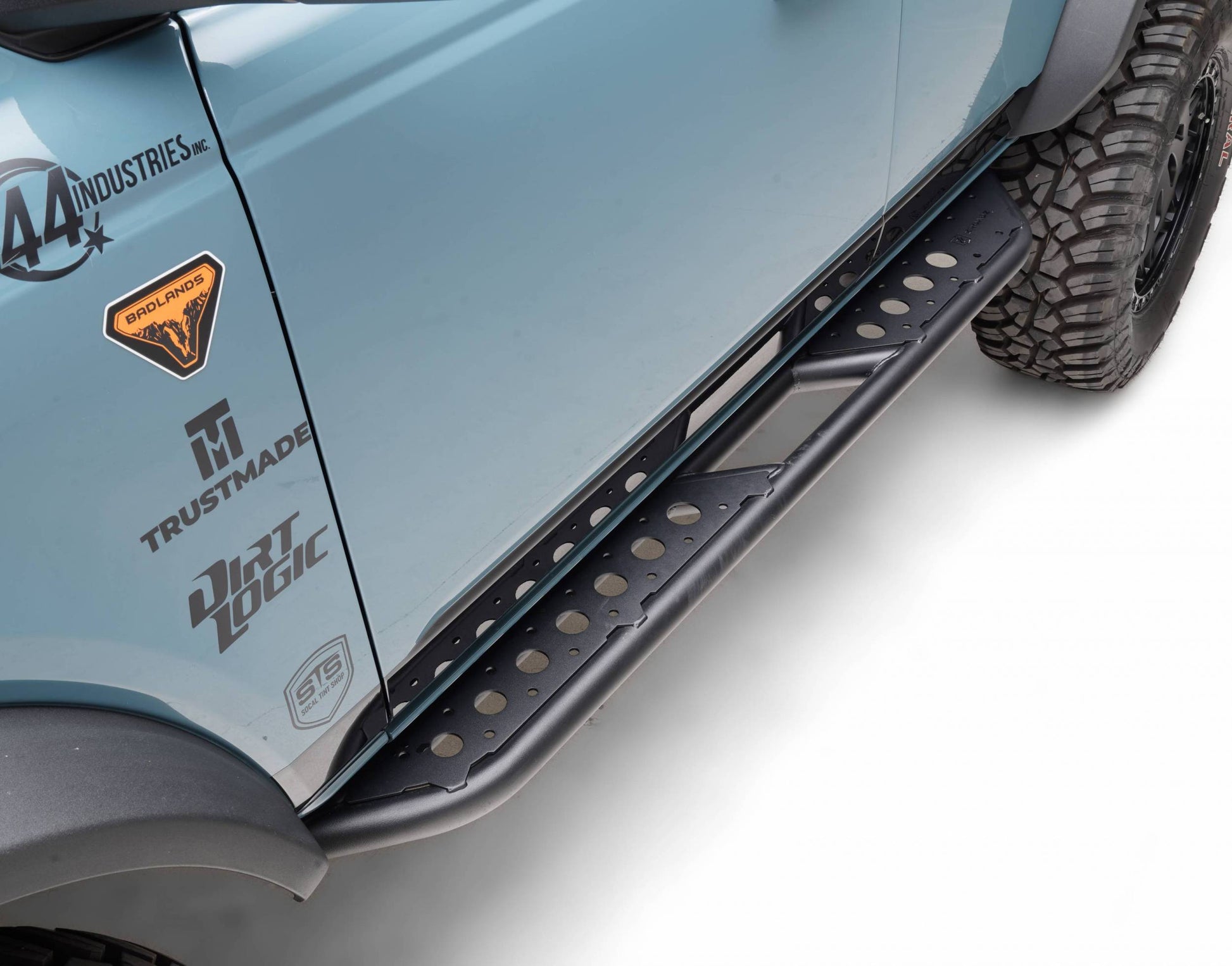 ZROADZ Z745501 Black Mild Steel TrailX.R2 Sliders Fits 2021-2023 Ford Bronco