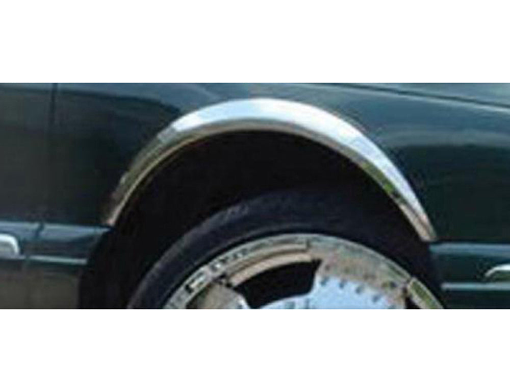 WZ38610 Molded Stainless Steel Wheel Well Fender Trim Molding 4 Pc